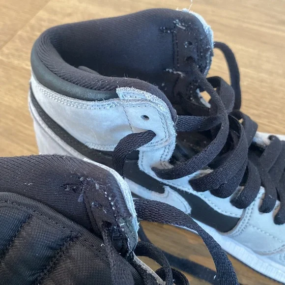 Nike Air Jordan sneakers, Gray/Black, pre-owned, Size Youth US 7 - Picture 11 of 14